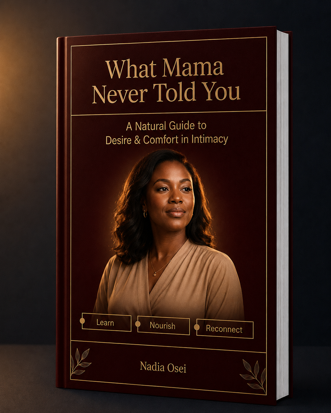 What Mama Never Told You book, 3D cover render